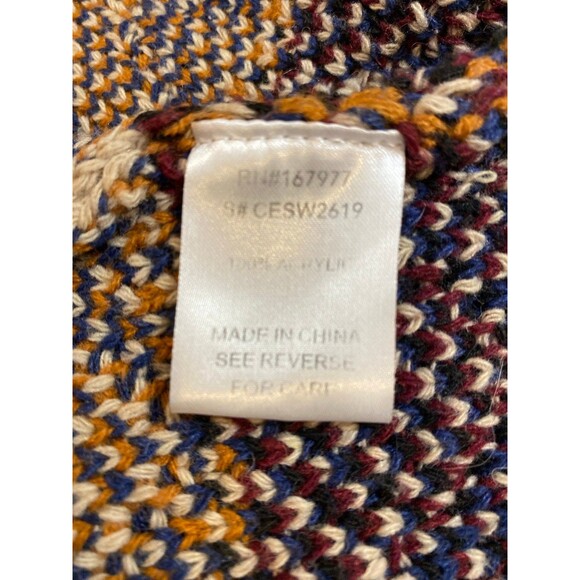 ADORA Oversized Cardigan Sweater Sz Small Multicolor Southwest or Tribal Pattern - Picture 10 of 12